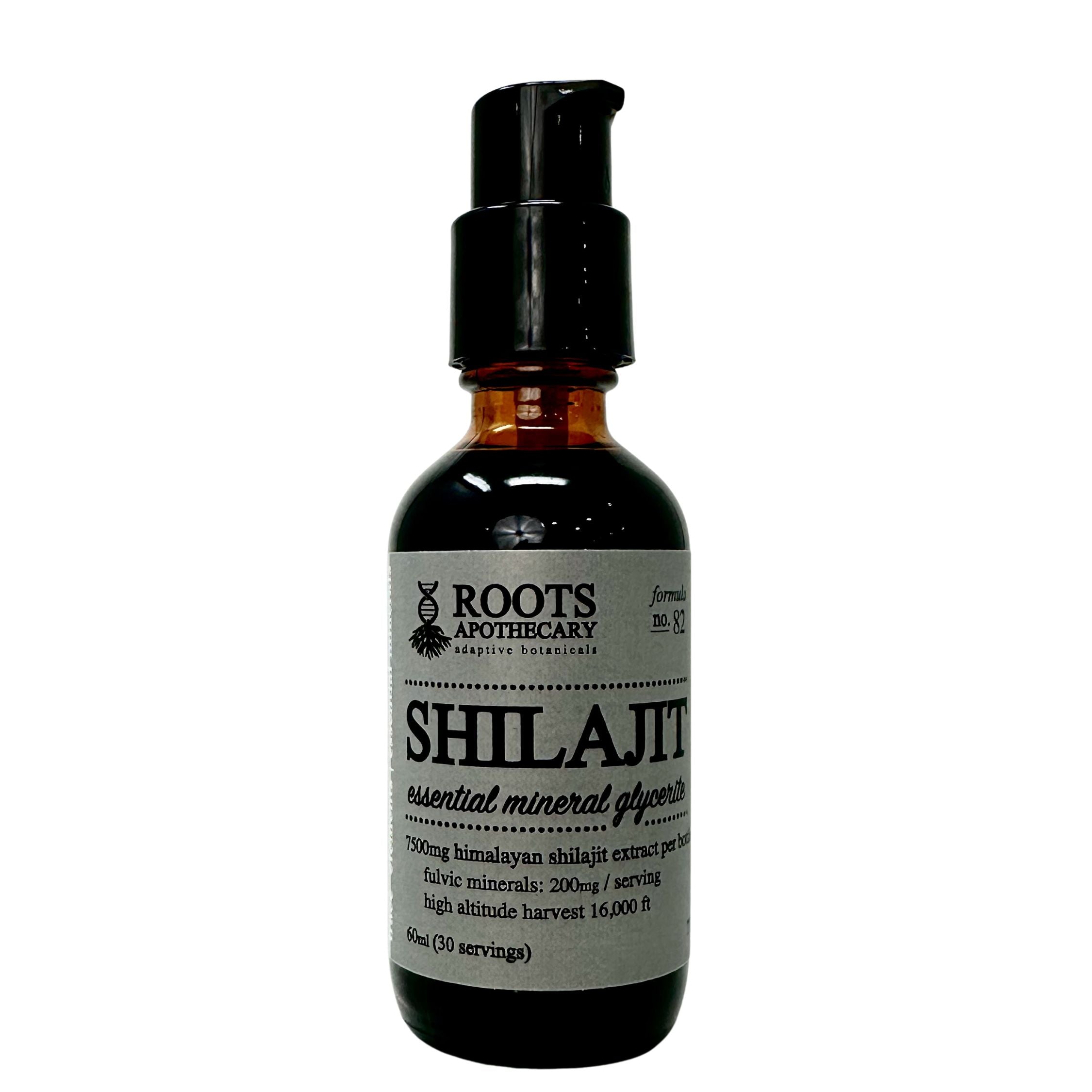 shilajit glycerin photo. single pack 60ml 30 servings essential mineral and fulvic supplement