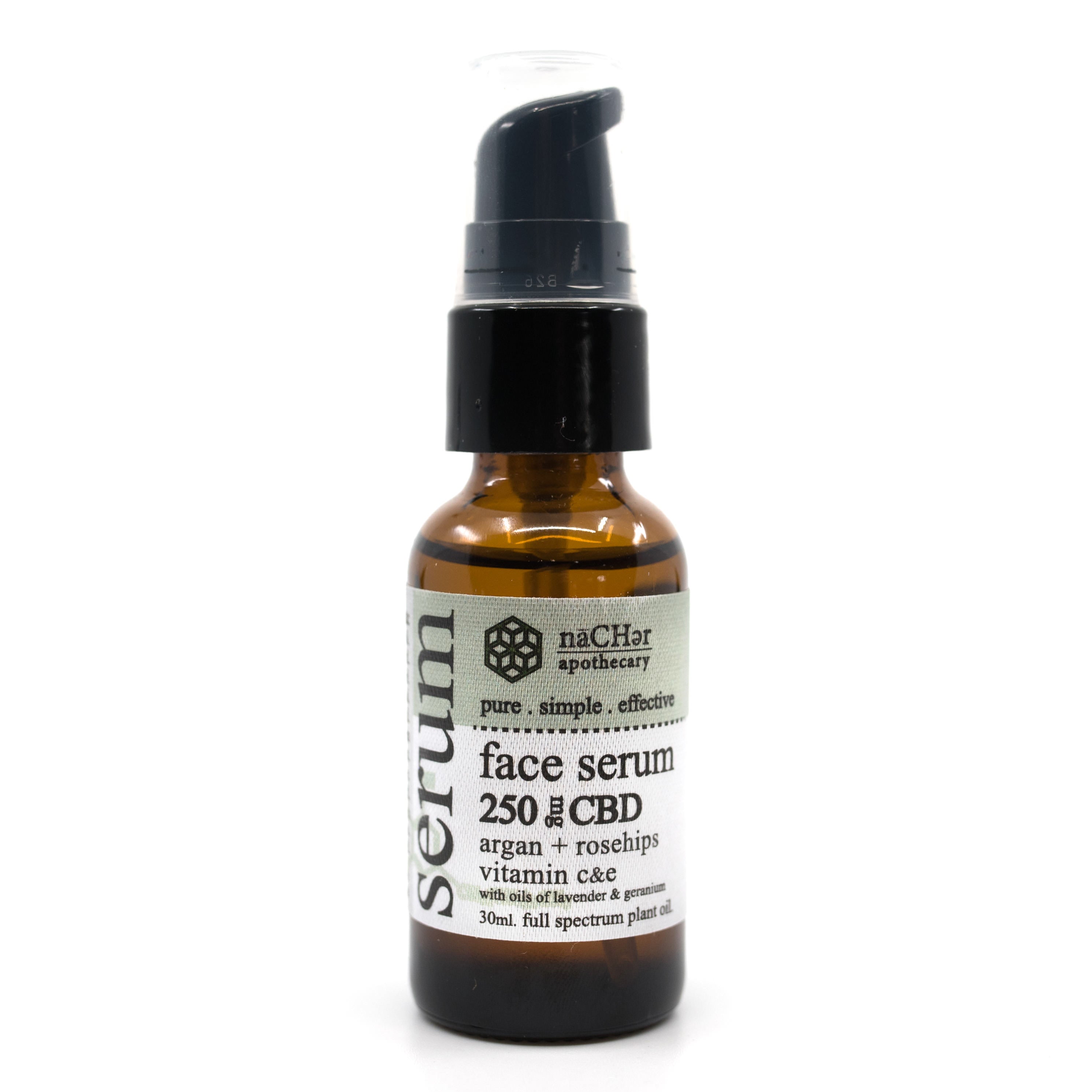 250mg CBD face serum