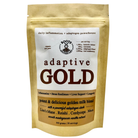Package of 'Adaptive Gold' golden milk blend with Roots Herbals branding on a white background