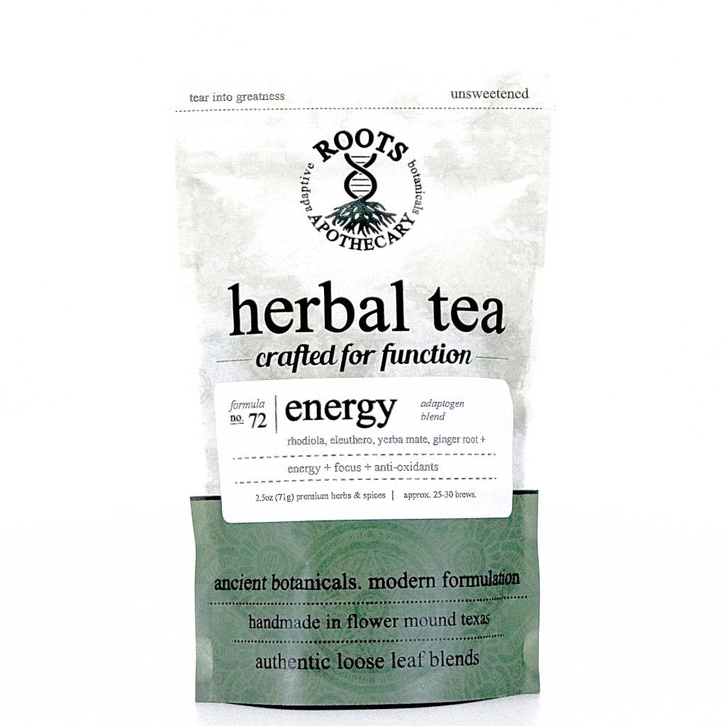 Herbal Tea - Energy Tea - Organic Adaptogenic & Nootropic Blend